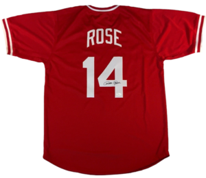 Pete Rose Autographed Jersey 300x260 